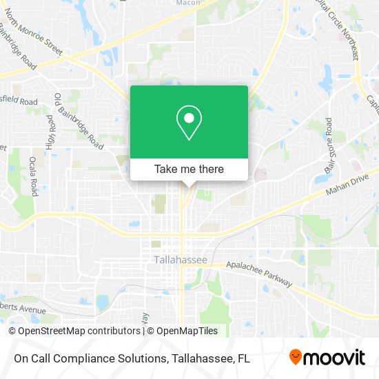 On Call Compliance Solutions map