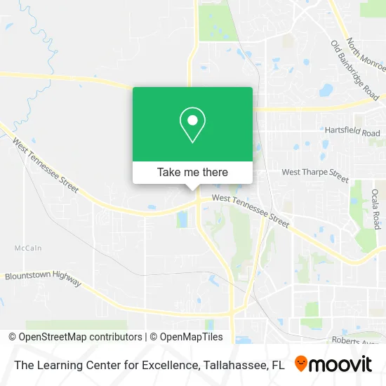 The Learning Center for Excellence map