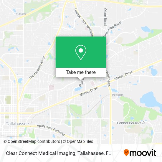 Clear Connect Medical Imaging map