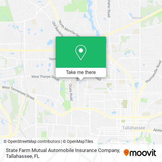 State Farm Mutual Automobile Insurance Company map