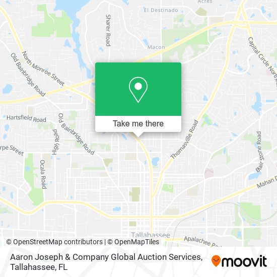 Aaron Joseph & Company Global Auction Services map