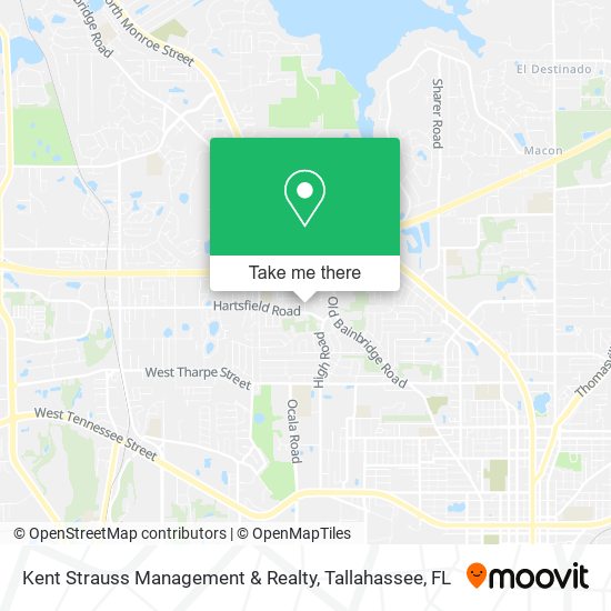 Kent Strauss Management & Realty map