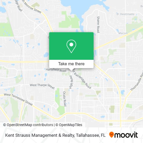 Kent Strauss Management & Realty map