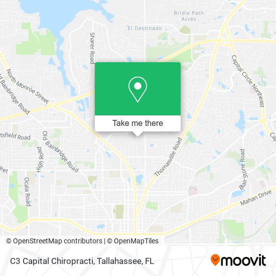 C3 Capital Chiropracti map