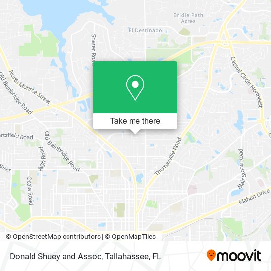 Mapa de Donald Shuey and Assoc