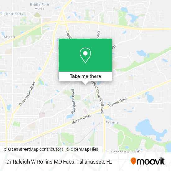 Mapa de Dr Raleigh W Rollins MD Facs