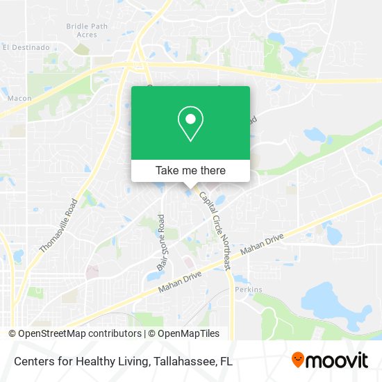 Mapa de Centers for Healthy Living