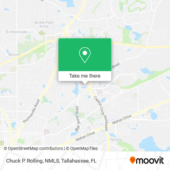 Chuck P. Rolling, NMLS map