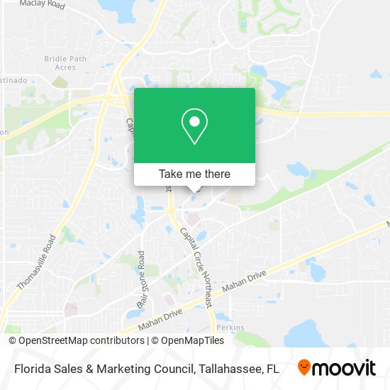 Florida Sales & Marketing Council map