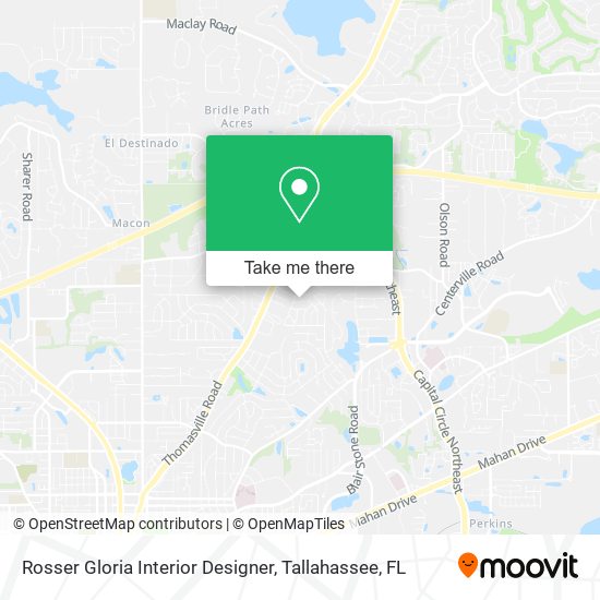 Rosser Gloria Interior Designer map