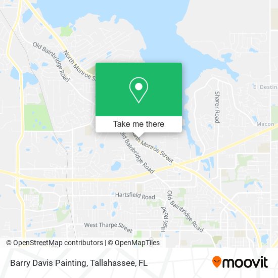 Barry Davis Painting map