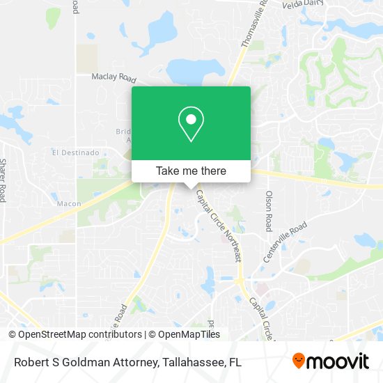 Robert S Goldman Attorney map