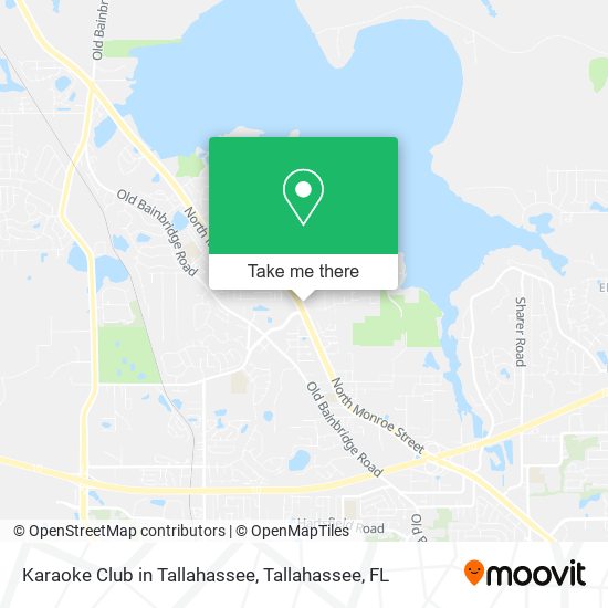 Karaoke Club in Tallahassee map