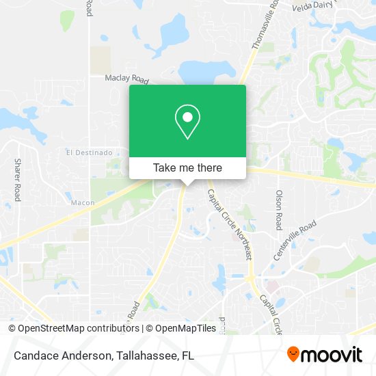 Candace Anderson map