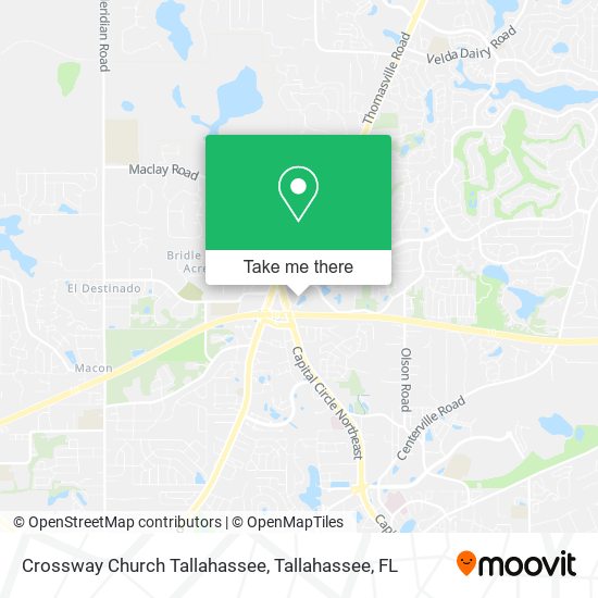 Mapa de Crossway Church Tallahassee