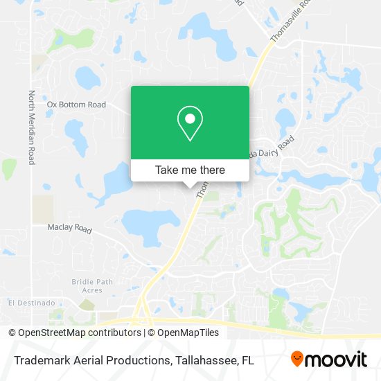 Trademark Aerial Productions map