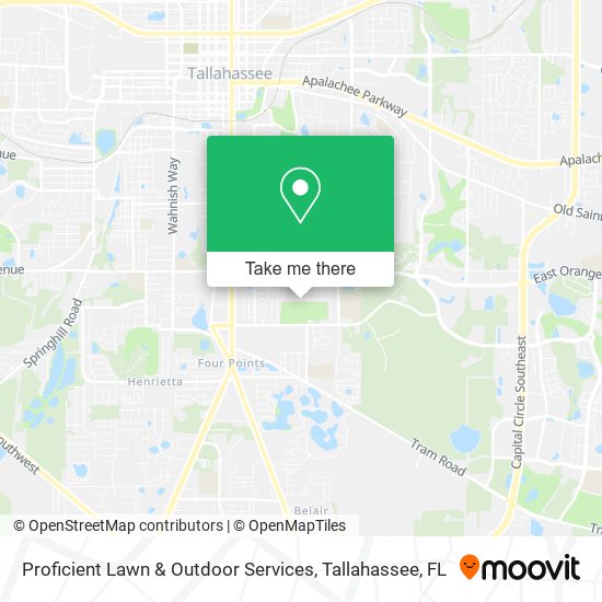 Proficient Lawn & Outdoor Services map