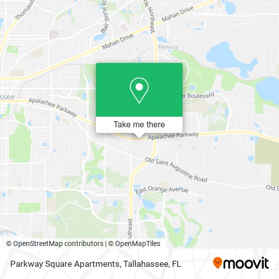 Mapa de Parkway Square Apartments