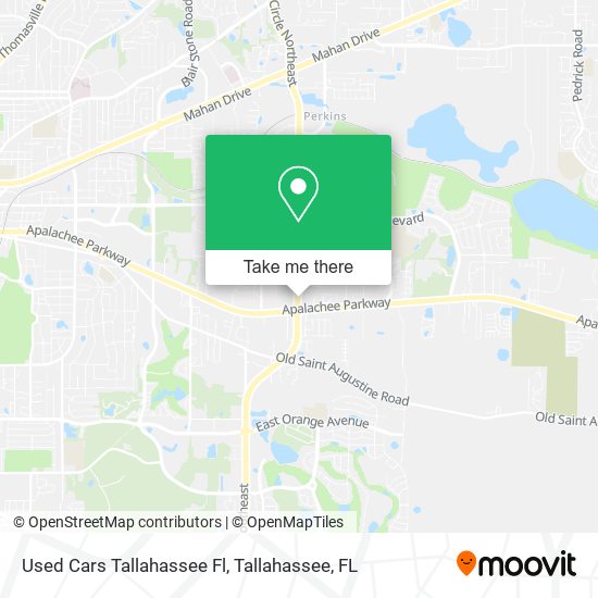 Mapa de Used Cars Tallahassee Fl