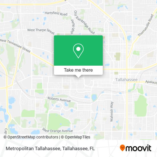Metropolitan Tallahassee map