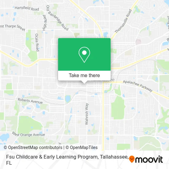 Fsu Childcare & Early Learning Program map