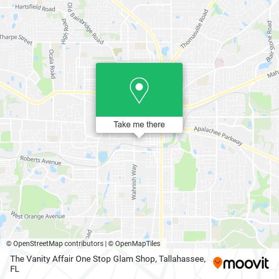 The Vanity Affair One Stop Glam Shop map