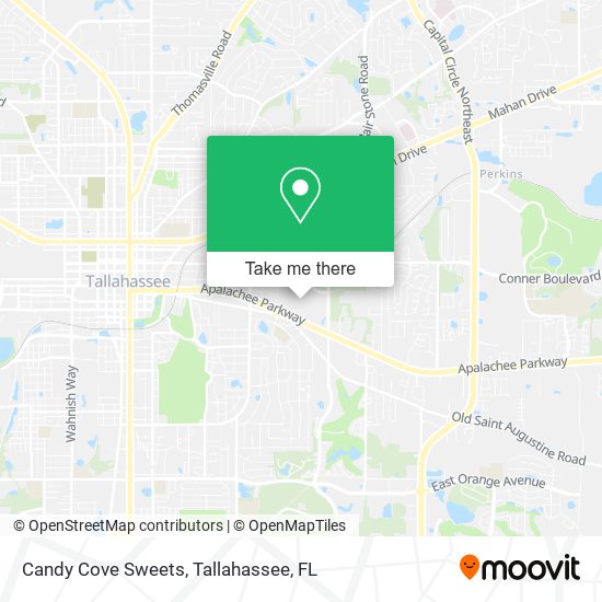 Candy Cove Sweets map