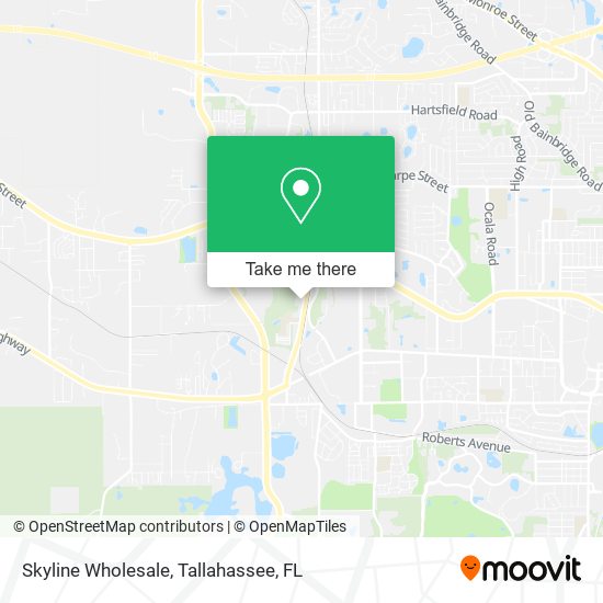 Skyline Wholesale map