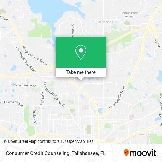Consumer Credit Counseling map