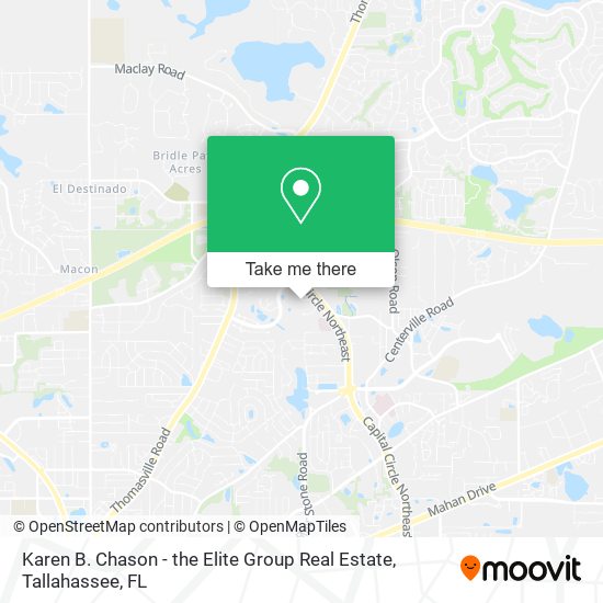 Karen B. Chason - the Elite Group Real Estate map