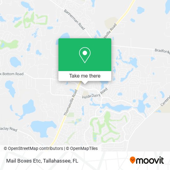 Mail Boxes Etc map