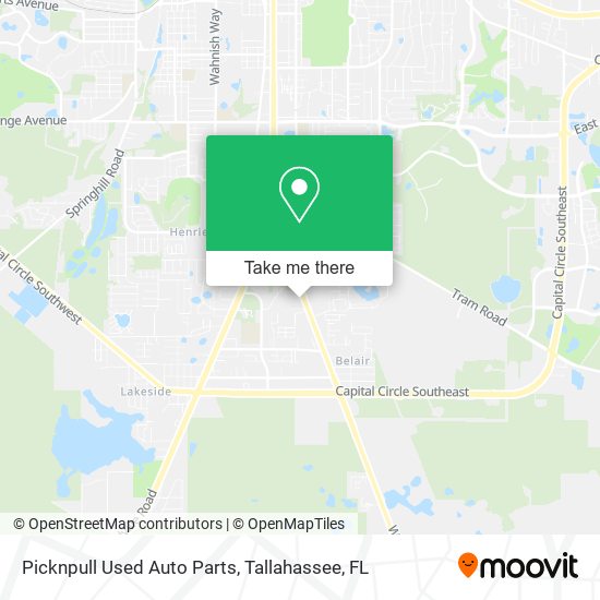 Picknpull Used Auto Parts map