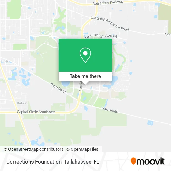 Corrections Foundation map