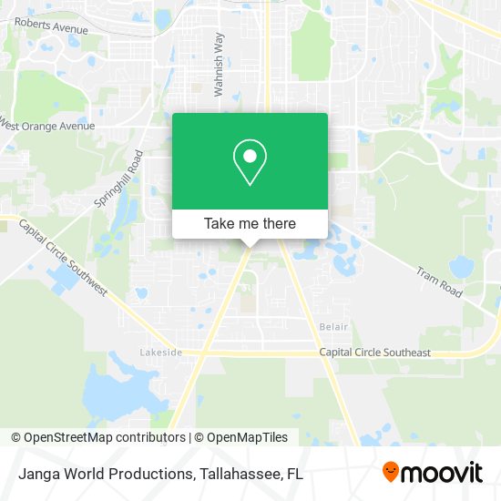 Janga World Productions map