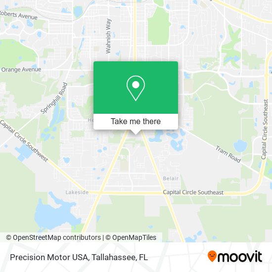 Precision Motor USA map