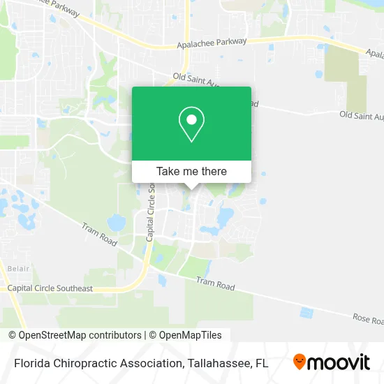 Florida Chiropractic Association map