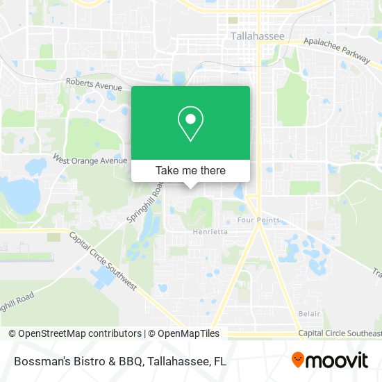 Bossman's Bistro & BBQ map