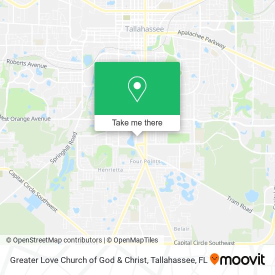 Greater Love Church of God & Christ map