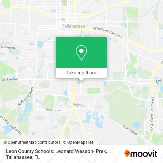 Leon County Schools: Leonard Wesson- Prek map