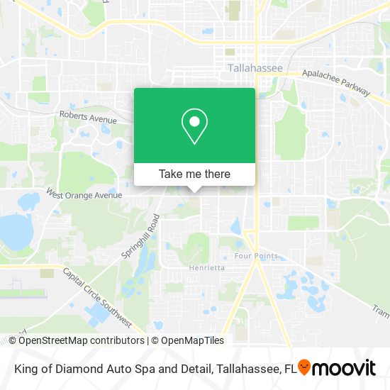 King of Diamond Auto Spa and Detail map