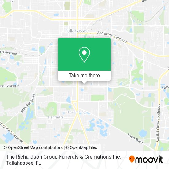 The Richardson Group Funerals & Cremations Inc map