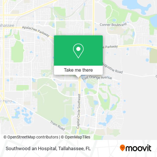 Southwood an Hospital map