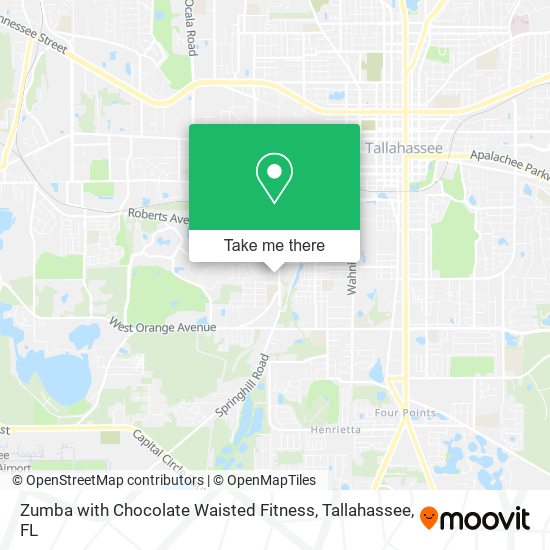 Zumba with Chocolate Waisted Fitness map