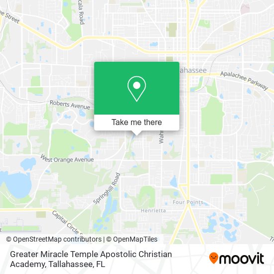 Mapa de Greater Miracle Temple Apostolic Christian Academy