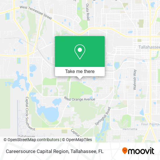 Careersource Capital Region map