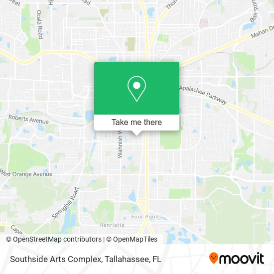 Mapa de Southside Arts Complex