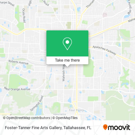 Mapa de Foster-Tanner Fine Arts Gallery