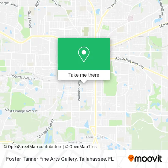 Mapa de Foster-Tanner Fine Arts Gallery