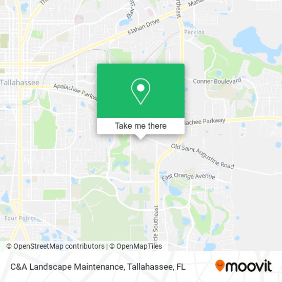 C&A Landscape Maintenance map