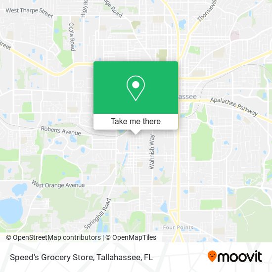 Speed's Grocery Store map